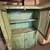 Antique 20th Century Shabby Chic Rustic Wooden Kitchen Storage Cabinet 7 thumbnail