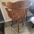 1 Wood Swivel counter barstool with Footrest 6 thumbnail