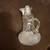 Cut Glass Syrup Pitcher with Sterling Silver top 1 thumbnail