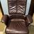Herman Miller Geoff Hollington High Back Desk Chair Dark Brown Leather 1 thumbnail