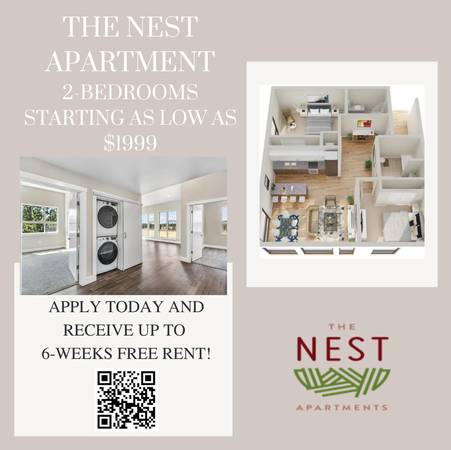 $1,599 / 507ft2 - Join the Community at The Nest Apartments, Bend (Oregon State Cascades)63839295219459124