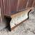 Architectural Salvage Pressed Tin and Vintage Wood Shelf 44"x21" 3 thumbnail