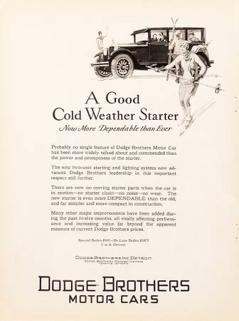 Original 1927 Dodge Brothers Automobile Ad 1