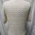 White Vintage Crew Neck Short Sleeve Knit Sweater - No Tags 5 thumbnail