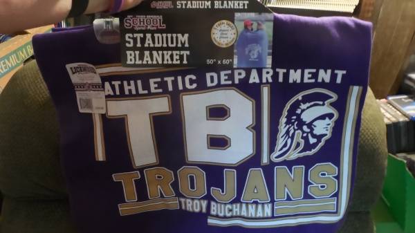 Trojans New Staidium blanket 1