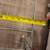 Solid metal storage rack with shelf and hanging rod 4 thumbnail