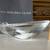 Steuben Crystal Sloping Bowl Art Glass Ashtrays, Signed 3 thumbnail