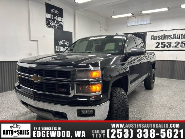 Lifted 2014 Chevrolet Chevy Silverado 1500 LTZ Crew Cab - $18,951 (Edgewood, WA)63470613084545121