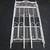 Folding Metal Bakers Rack 3 Tier Shelf; Delivery Possible 3 thumbnail