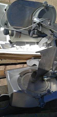 Hobart manual meat slicer 1