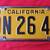 Authentic 1940 Pair of California Car License Plates Original 4 thumbnail