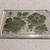 Trinket/Jewelry Box Glass 2-Compartment with Flowers on Lid /Vintage! 4 thumbnail