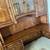 Hekman Executive desk with Glass Front Hutch 4 thumbnail