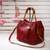DressBerry Red Textured Bucket Bag 2 thumbnail