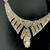 Vintage ORA Rhinestone Art Deco Necklace 3 thumbnail