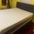Queen size bed frame with mattress and box spring. 1 thumbnail
