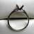 1.55 CT Princess Cut Diamond Solitaire Ring 14k Gold 3 thumbnail