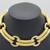 David Webb Tambourine 18K YG Hammered Double Bar Necklace W/ NM Certif 1 thumbnail