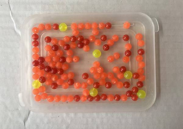 Hard beads for steelhead and trout fishing 1