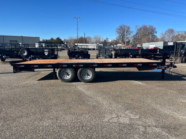 20' DECKOVER EQUIPMENT TRAILER 15.4k 1