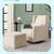 Nursery swivel glider chair with storage ottoman 3 thumbnail