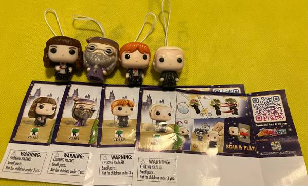 Harry Potter Kinder Joy Series Funko Pop Minis, 4ct. 1