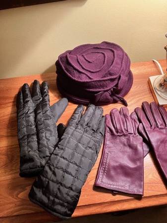 Women's Winter Hat and Gloves 1