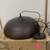 Bronze pendant downlight / ceiling lamp with Gold interior 3 thumbnail