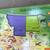 USA map puzzle 2 layers wood 5 thumbnail