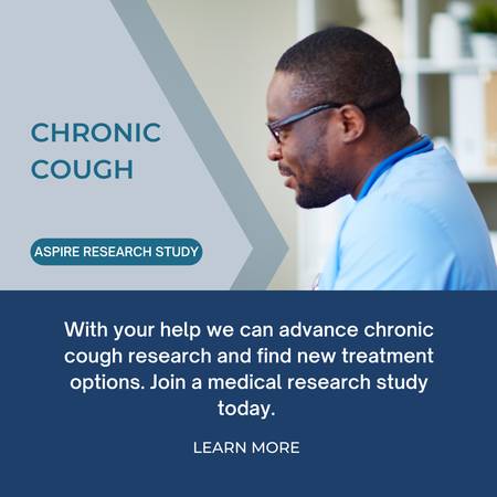 Stop struggling with chronic cough. Enroll in a clinical trial 1