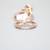 14K Rose Gold Lab Grown Diamond Pear Shaped Ring Set (2.10 CTW) 7 thumbnail