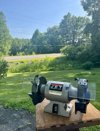 JET 8-Inch Bench Grinder 1HP - JBG-8A (Cleaned & Serviced) - tools