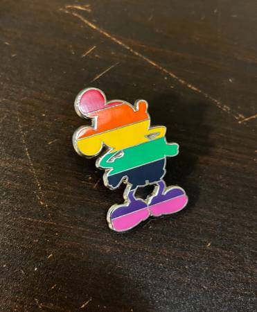 Rainbow Mickey Mouse Pin 1