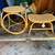Creativeco-op Rattan Stool & Side Table Set 1 thumbnail