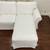 Delivery - Reupholstered Petite White EKTORP Sectional Sofa 10 thumbnail