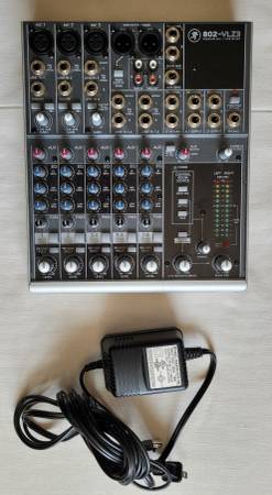 MACKIE 802-VLZ3 マイク/ラインミキサー Mackie 802 Vlz3 8 Channel Compact Audio Mixer for sale