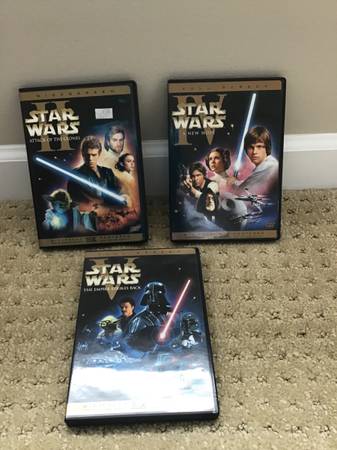 Star Wars dvd lot 1