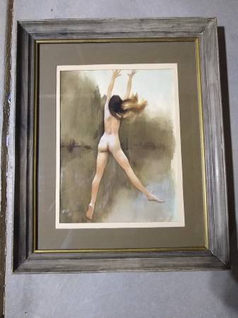 Nude Original Oil Painting by DAVID DRUMOND 1