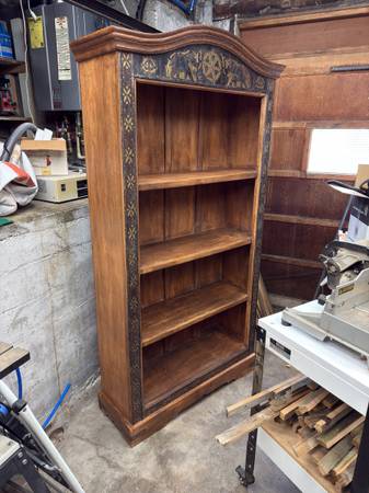 Solid Teak Antique Bookshelf 1