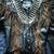 Vintage Leather Fringed, Bone, Beaded Motorcycle Jacket Woman's Sz XXL 2 thumbnail
