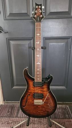 2021 PRS SE Semi-Hollowbody Quilt Top Custom 22 1