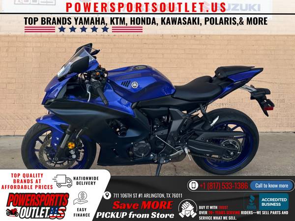 🏍️2024 Yamaha YZF-R7 for Sale – 689cc Supersport Motorcycle with ABS!