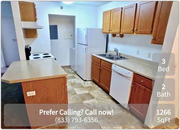 $1,642 / 3br - 1266ft2 - We welcome your furry friends! Pet Friendly! 3 Bd / 2 Ba / 1266 SqFt (Omaha)64020843735681120