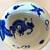 Vintage ENGLISH BLUE DRAGON WINTERTHUR PORCELAIN SERVING BOWL 8 thumbnail