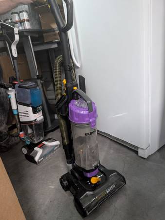 Eureka PowerSpeed Bagless Upright Vacuum Cleaner Black/Purple - Picku… 1