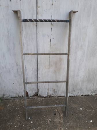 Heavy duty solid iron bulkhead, dock,or pier latter 1