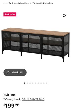 IKEA FJÄLLBO TV Unit 1
