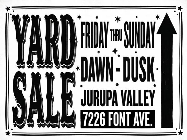 Yard sale photo