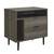 25" Modern Storage Side Table in Slate Grey 1 thumbnail