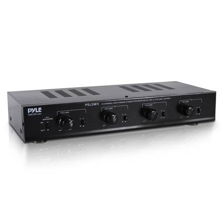 Pyle 4 speaker switch for home multi-room audio control 1